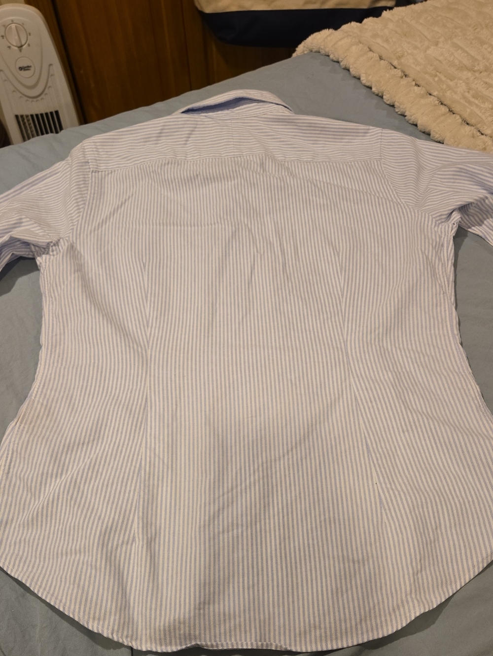 Polo by Ralph Lauren-Style Light Blue Stripe Button-Down Shirt - Picture 5 of 5